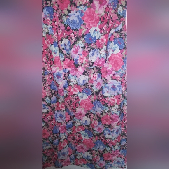 Forever 21 Floral Shift Dress Size L - Picture 7 of 9